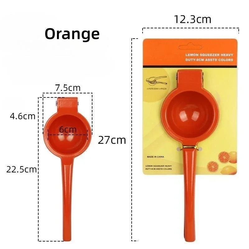 Manual Lemon Juicer Aluminum Alloy Hand Pressed Orange Fruit Juicer Household Mini Squeezer Lemon Clip Practical Kitchen Gadgets